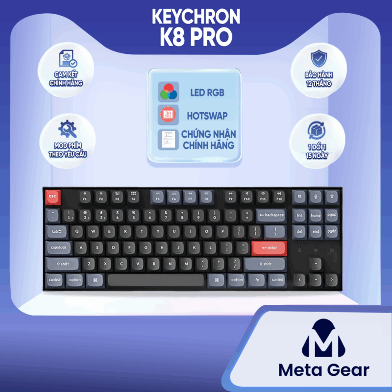 Bàn phím cơ Keychron K8 Pro