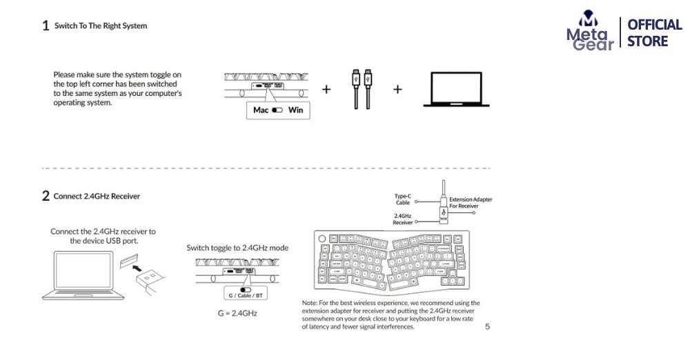 Hướng dẫn sử dụng bàn phím cơ Keychron V10 Max