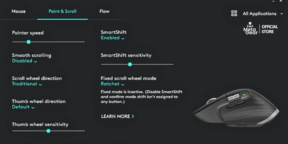 Hướng dẫn sử dụng Logitech MX Master 3S