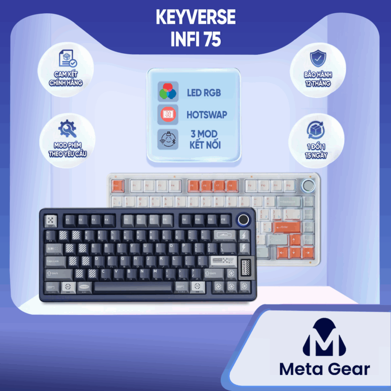 Bàn phím cơ Keyverse Infi175