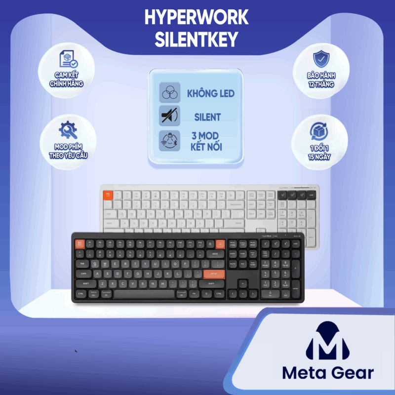 Bàn phím cơ Hyper Work Silentkey