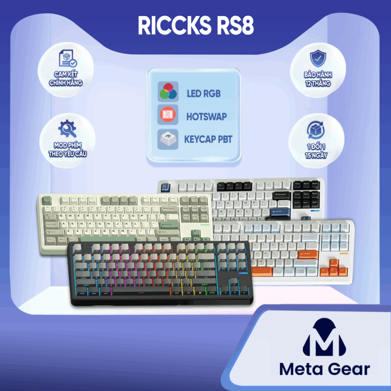 Bàn phím cơ Riccks RS8