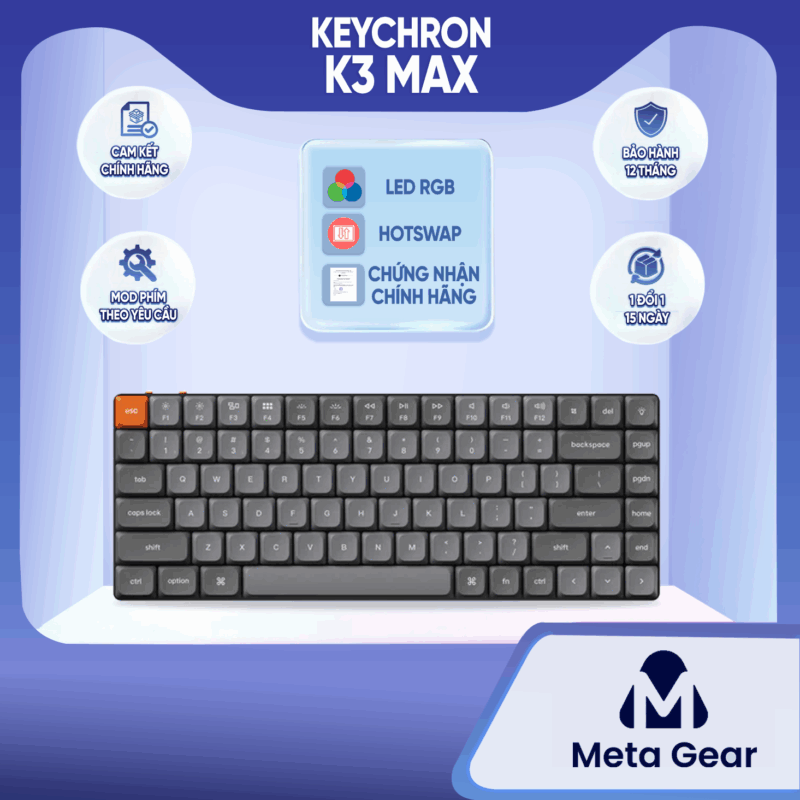 Bàn phím cơ Keychron K3 Max