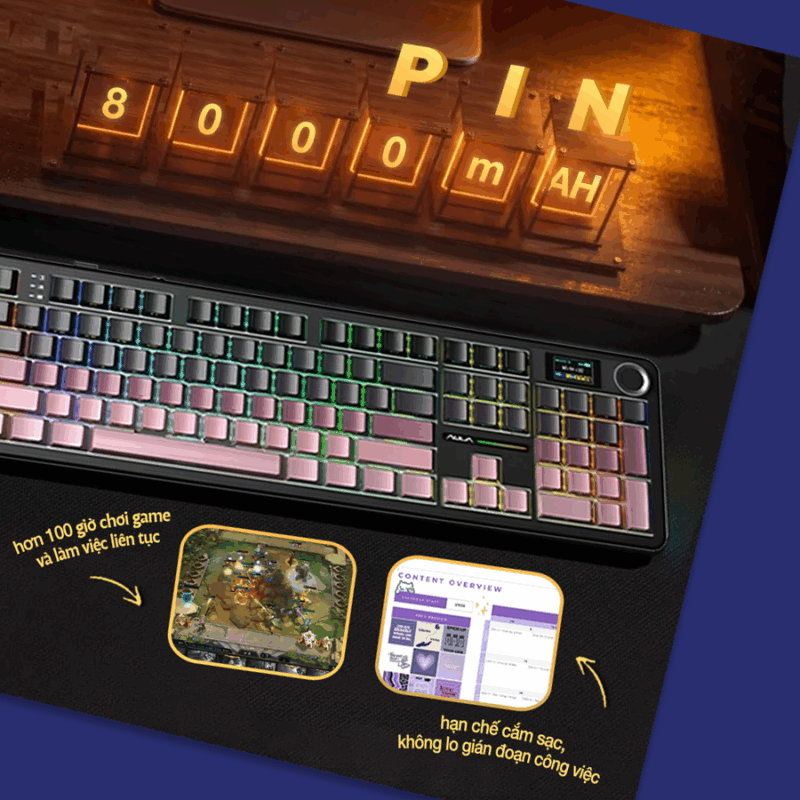 Bàn phím cơ Aula F108 Pro
