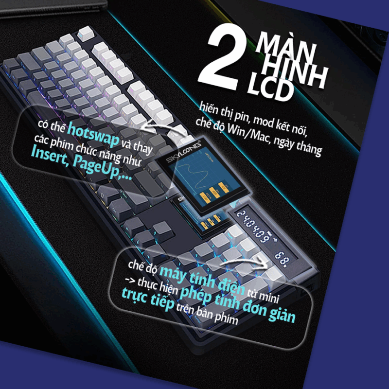 Bàn phím cơ Skyloong GK104 Pro