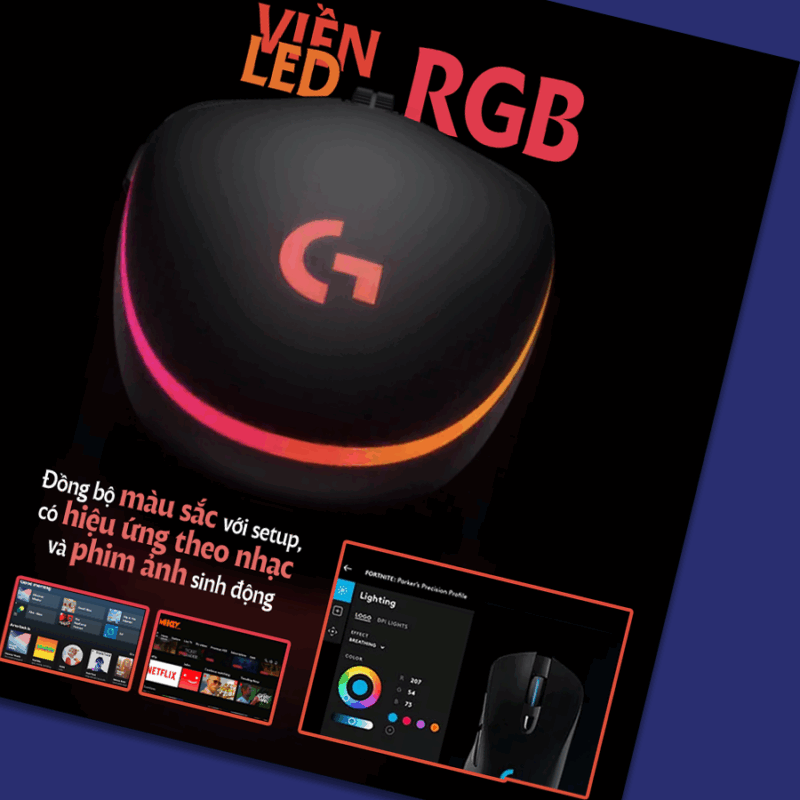 Chuột Logitech G102 Gen2 Lightsync