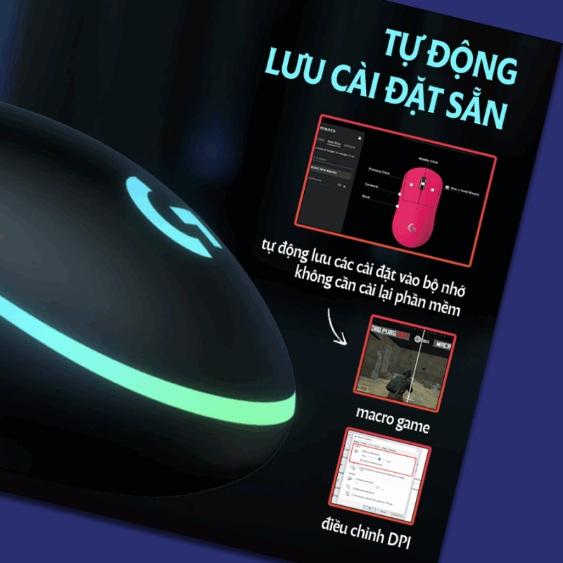 Chuột Logitech G102 Gen2 Lightsync
