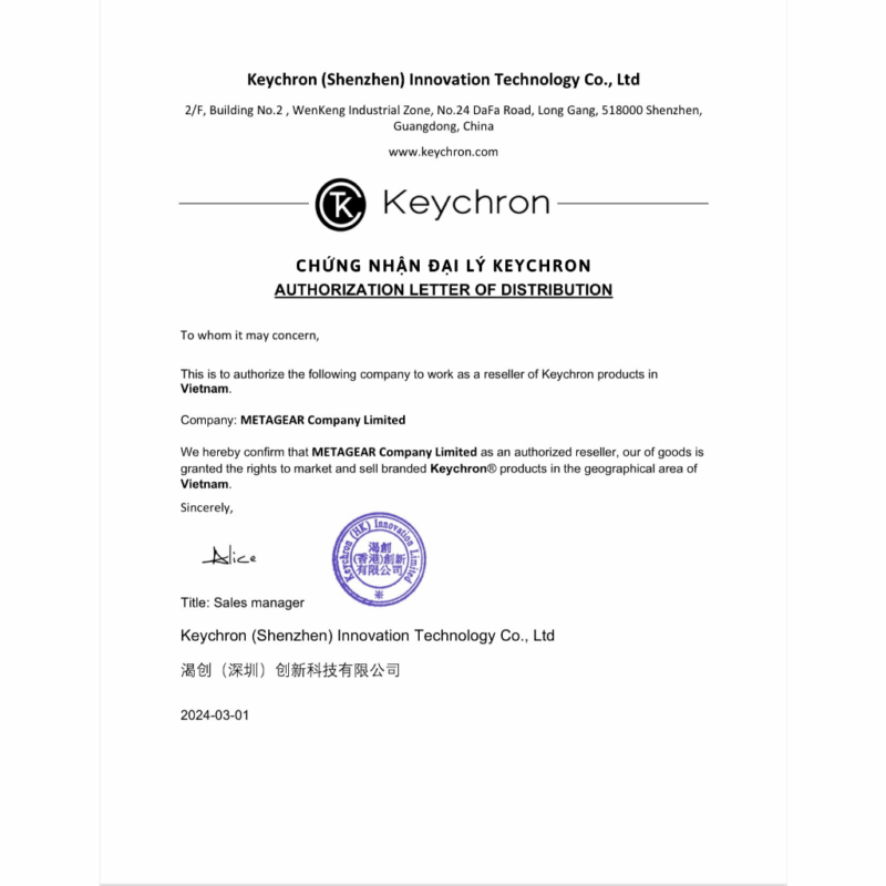 Bàn phím cơ Keychron K4 Max