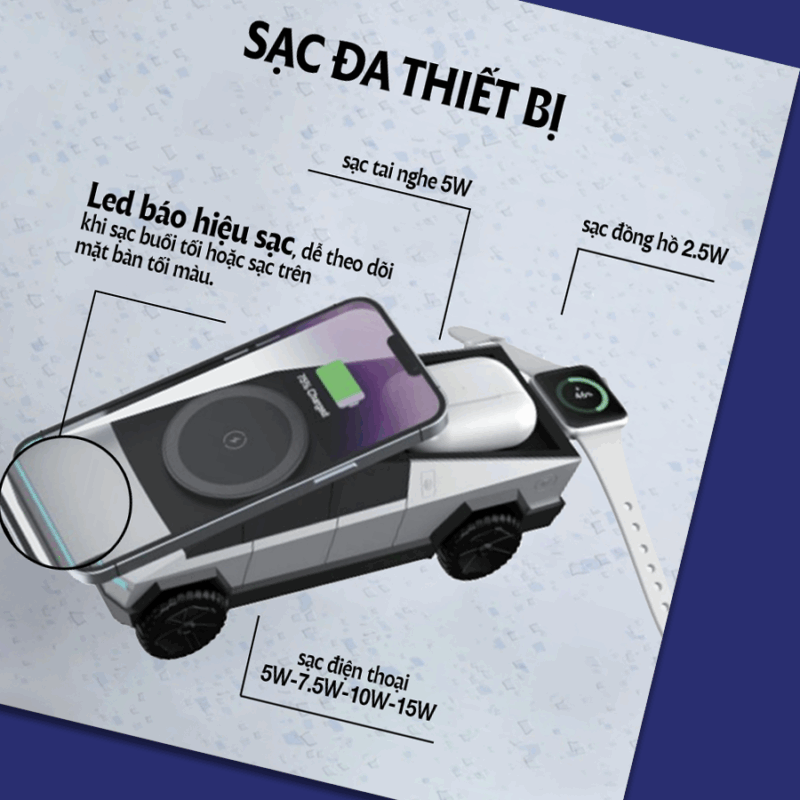 Sạc không dây để bàn