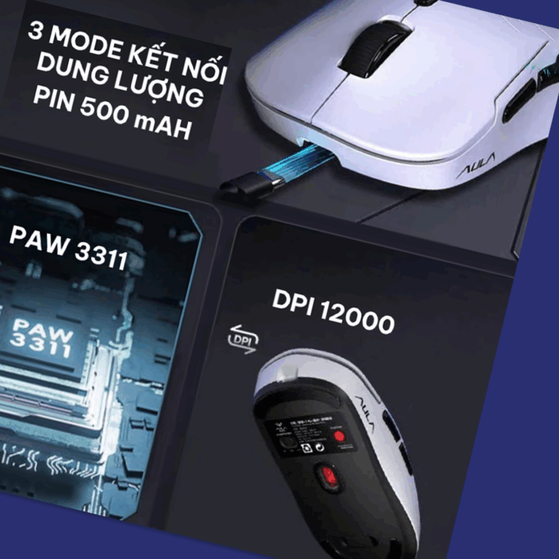Chuột không dây Aula S35 Pro
