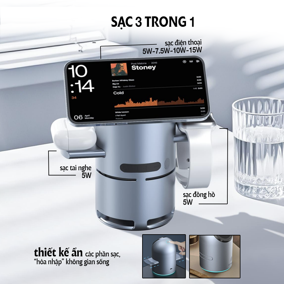 Sạc không dây để bàn