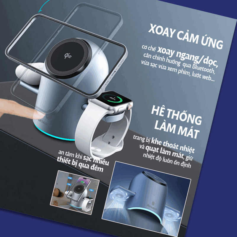 Sạc không dây để bàn