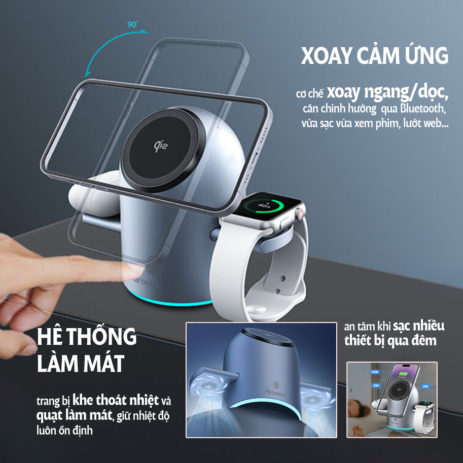 Sạc không dây để bàn