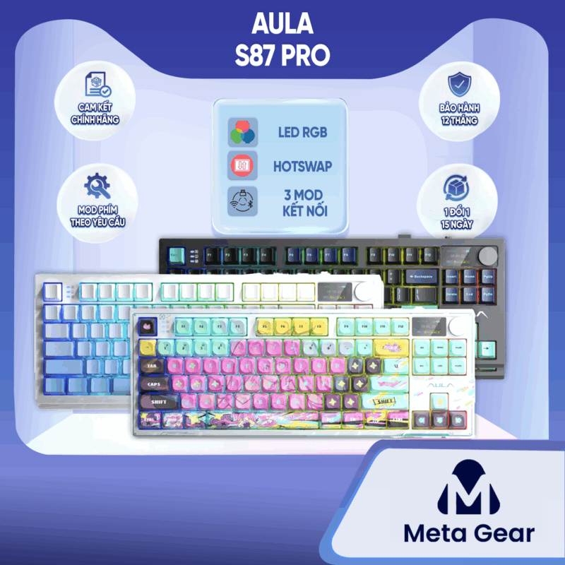 Bàn phím cơ Aula S87 Pro