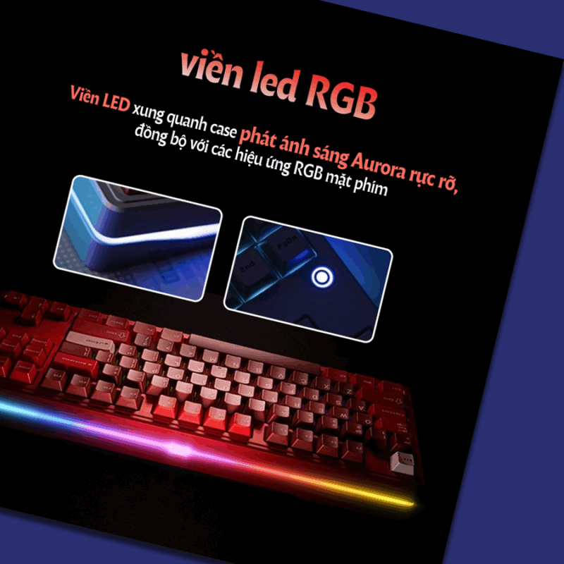 Bàn phím cơ PMO Aurora 80