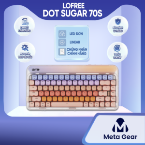 Bàn phím cơ Lofree Dot Sugar Color 70S