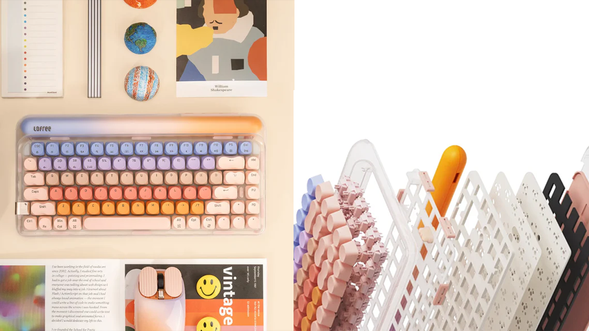 Bàn phím cơ Lofree Dot Sugar Color 70S