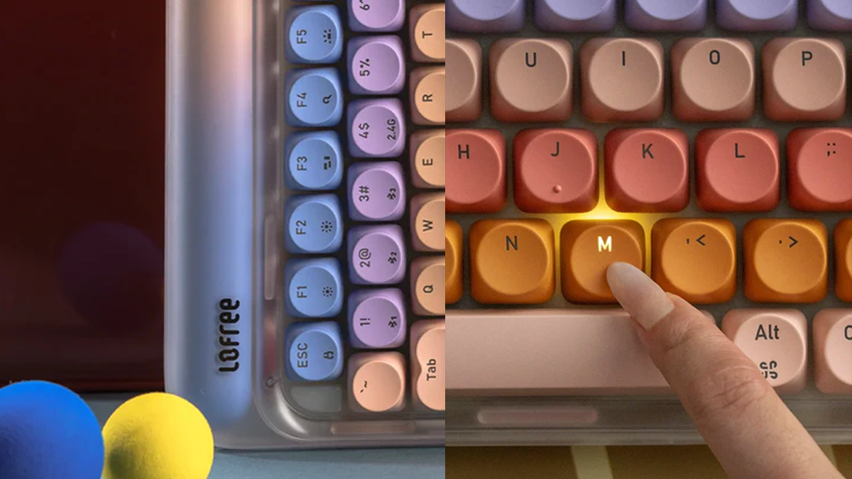 Bàn phím cơ Lofree Dot Sugar Color 70S