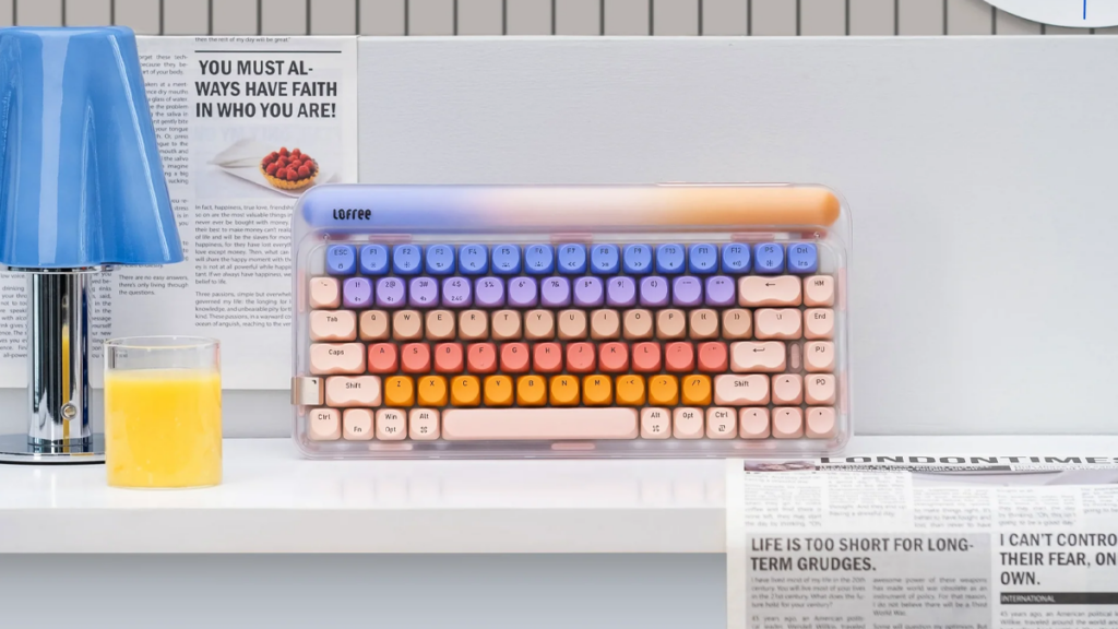 Bàn phím cơ Lofree Dot Sugar Color 70S