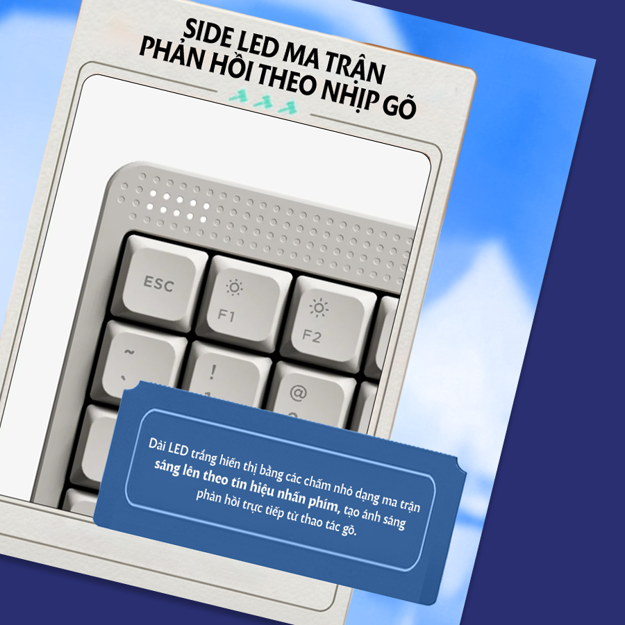 Bàn phím cơ Nuphy Node75 Bàn phím cơ Nuphy Node75