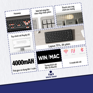 Bàn phím cơ Nuphy Node75