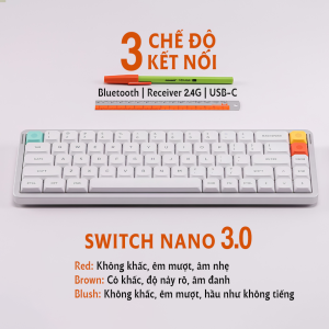 Bàn phím cơ Nuphy Air65 V3 Nuphy Air65 V3