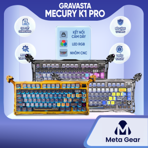 Bàn phím cơ gaming Gravasta Mercury K1 Pro