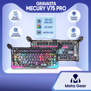 Bàn phím cơ gaming Gravasta Mercury V75 Pro