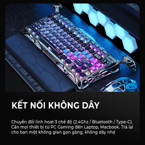 Bàn phím cơ gaming Gravasta Mercury K1 Pro