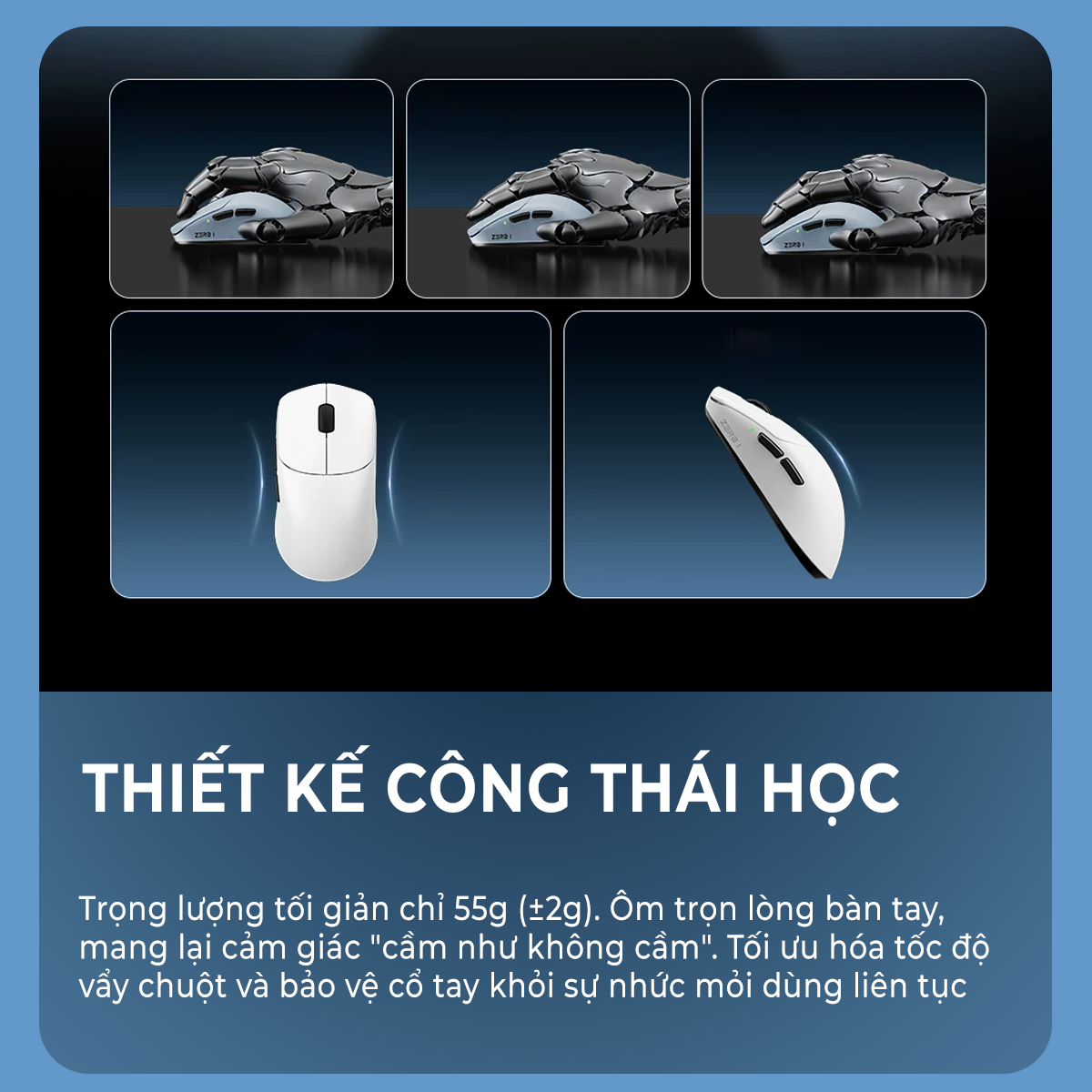 Chuột không dây Xinmeng Zero1 Pro Chuột không dây Xinmeng Zero1Pro
