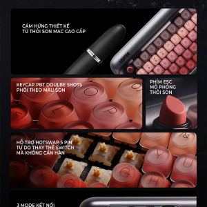 Bàn phím cơ Lofree Dot Lipstick