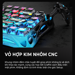 Bàn phím cơ Gravasta Mecury V75 Pro & V75 Bàn phím cơ gaming Gravasta Mercury V75 Pro