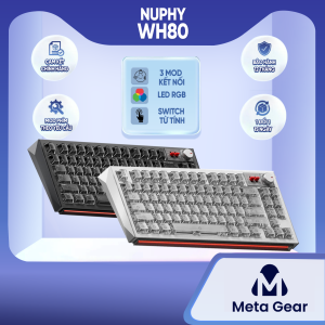 Bàn phím cơ từ tính Nuphy WH80 HE