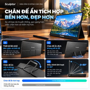 Màn hình di động cảm ứng Sculptor MF156LC